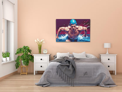 Diamond Painting - Svømmer