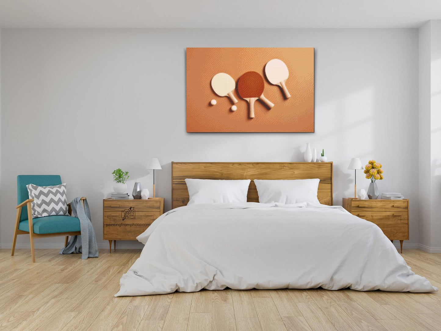 Diamond Painting - Bordtennis