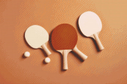 Diamond Painting - Bordtennis