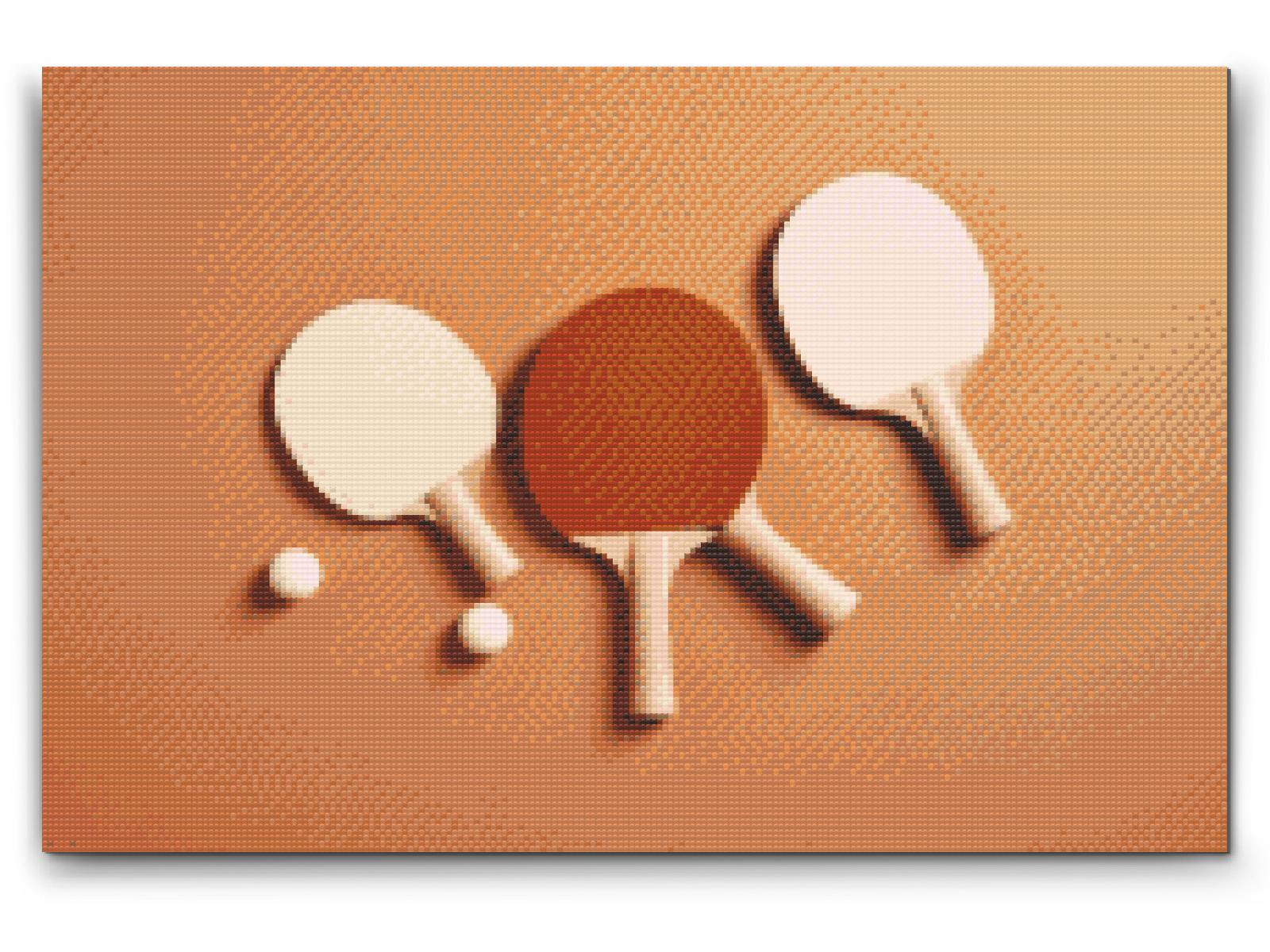 Diamond Painting - Bordtennis