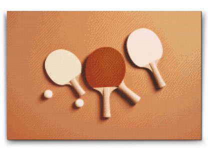 Diamond Painting - Bordtennis