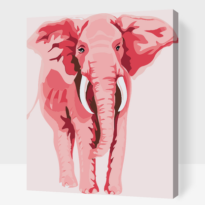 Paint by Numbers - Pink Elephant