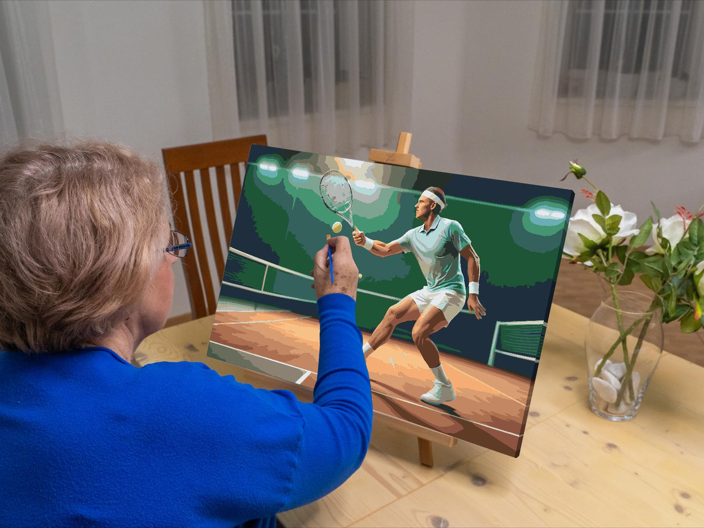 Paint by Numbers - Tennis
