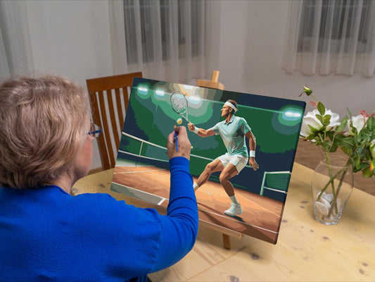 Paint by Numbers - Tennis