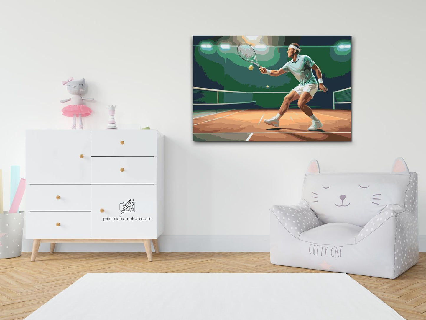 Paint by Numbers - Tennis