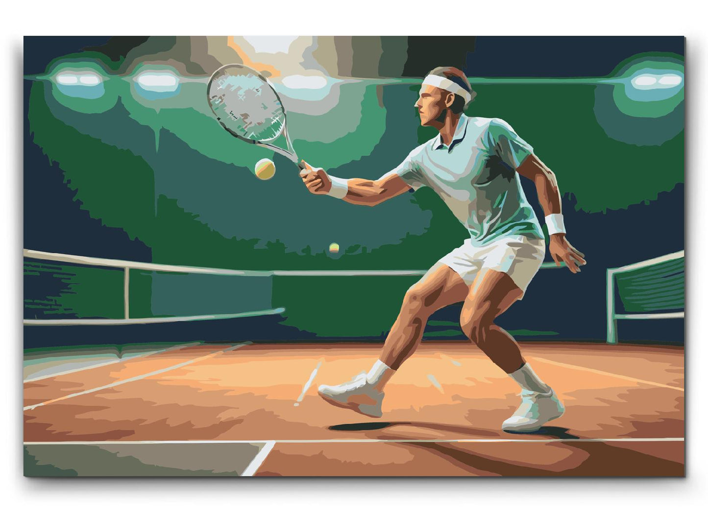 Paint by Numbers - Tennis