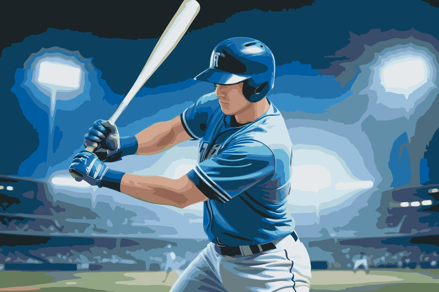 Paint by Numbers - Baseball