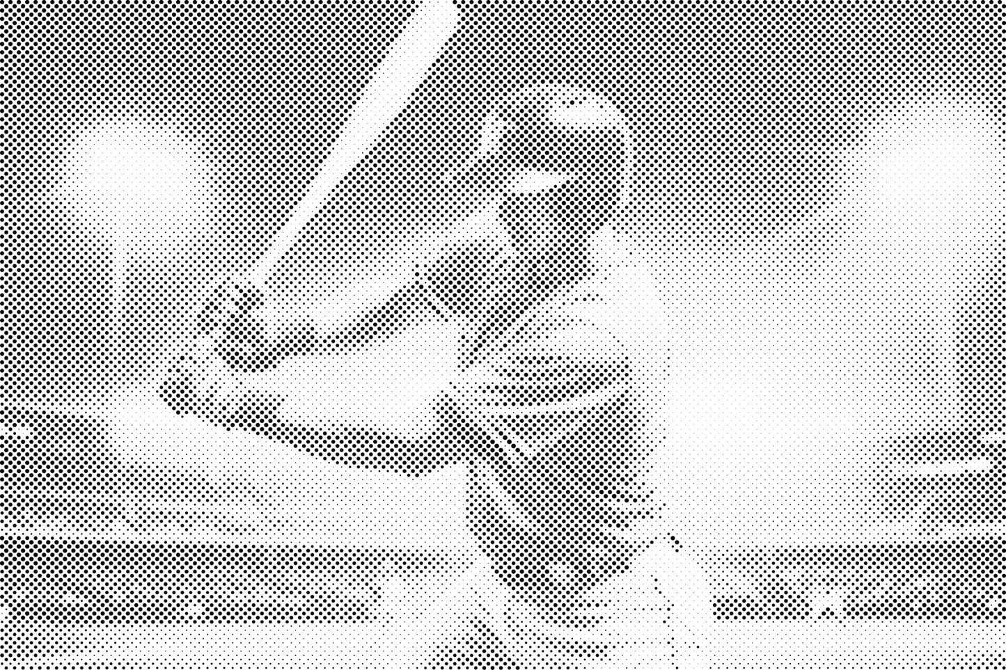 Mal-med-prikker -  Baseball