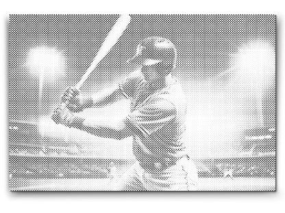 Mal-med-prikker -  Baseball