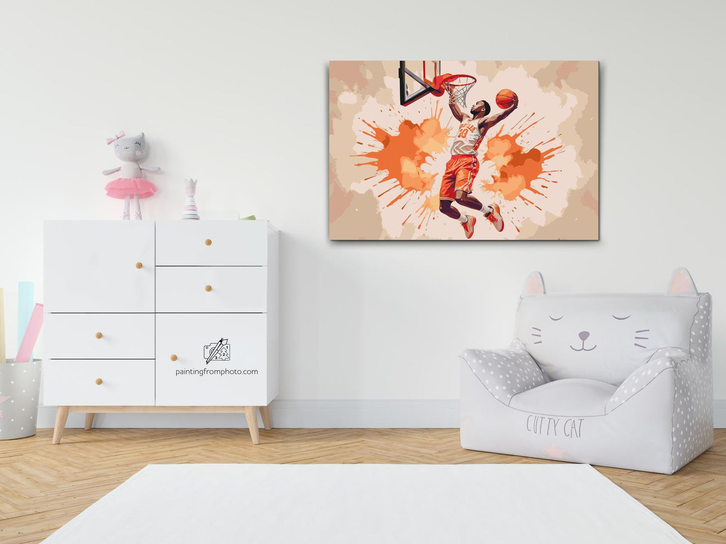 Paint by Numbers - Basketball