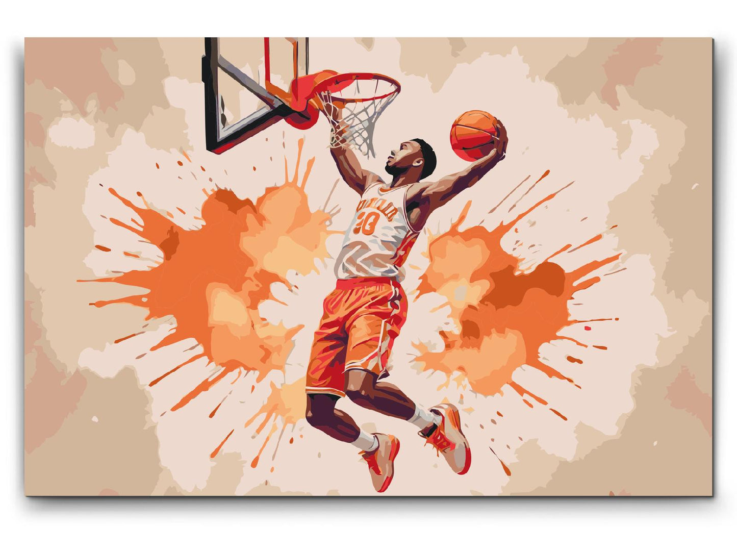 Paint by Numbers - Basketball