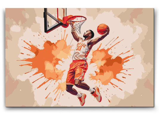 Paint by Numbers - Basketball