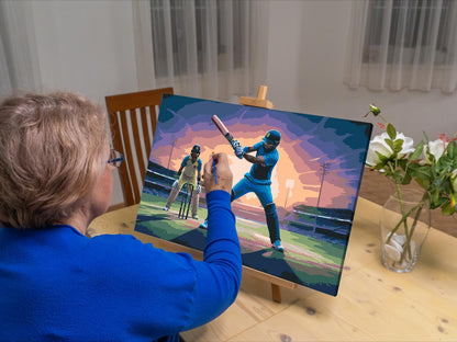 Paint by Numbers - Cricket