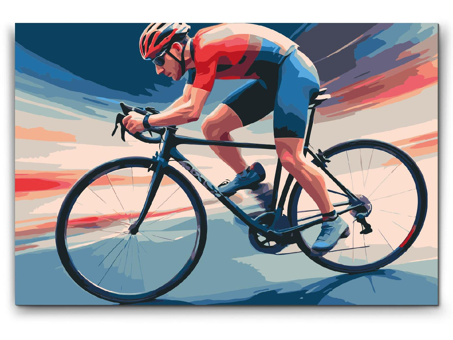 Paint by Numbers - Cyklist