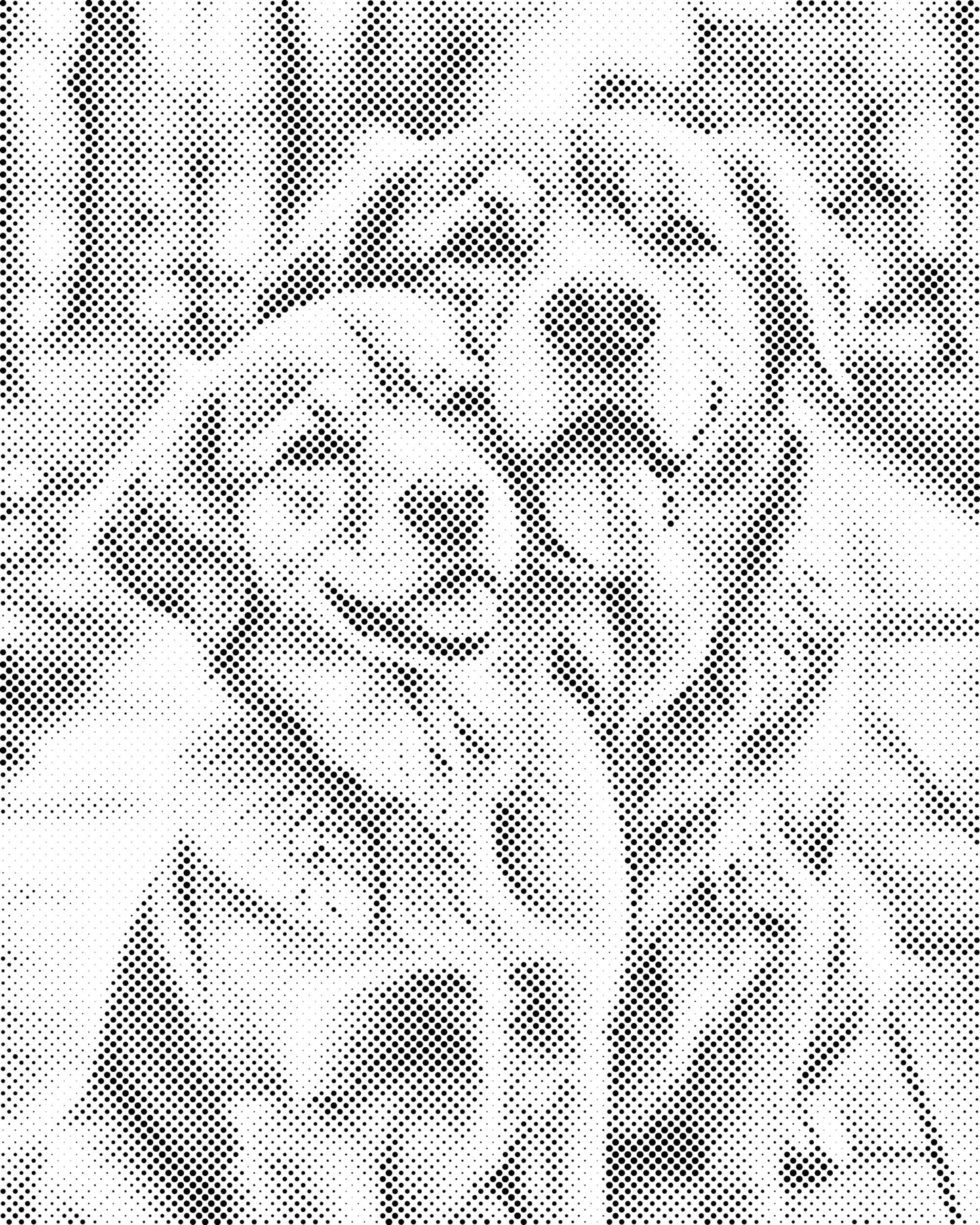 Mal-med-prikker -  Hunde forelskede