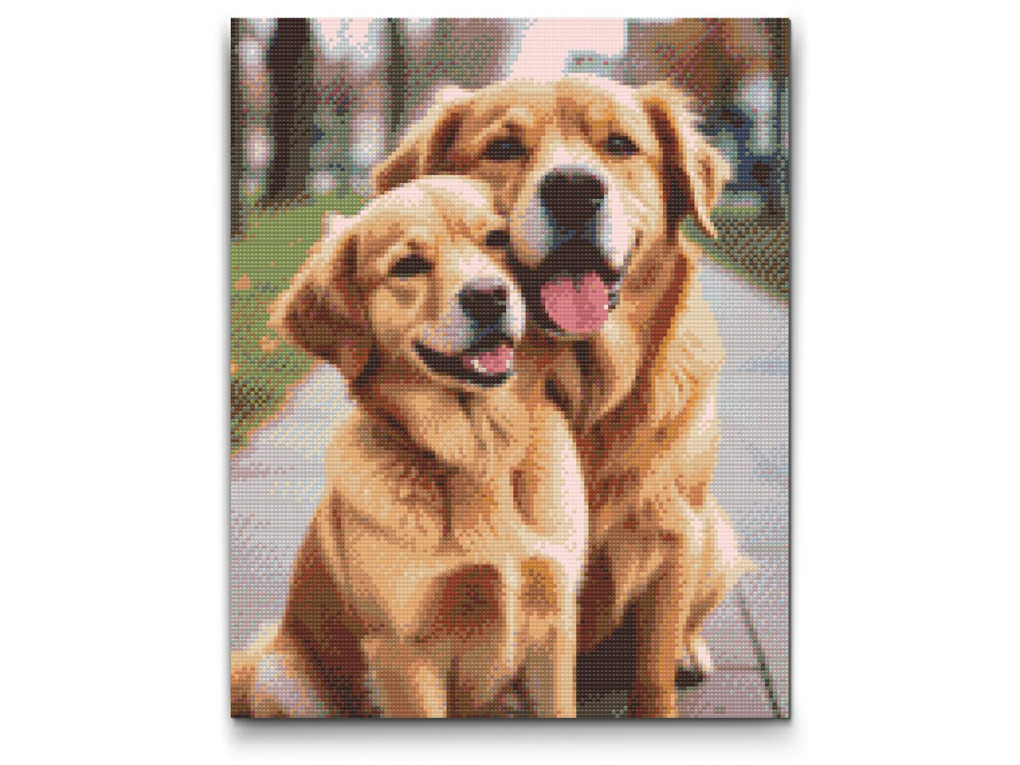 Diamond Painting - Hunde forelskede