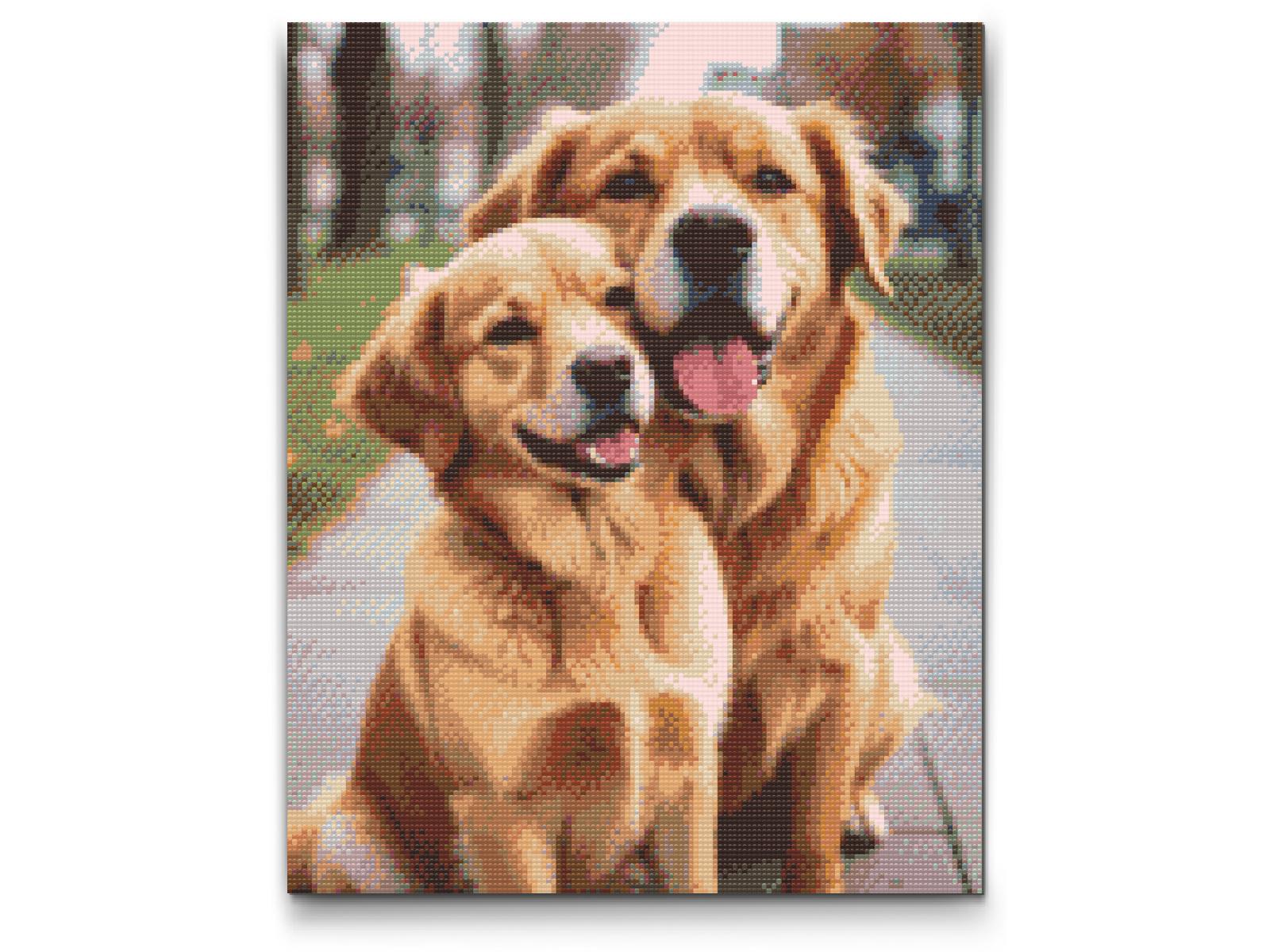 Diamond Painting - Hunde forelskede