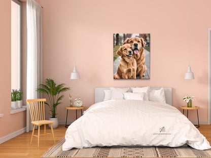 Paint by Numbers - Hunde forelskede