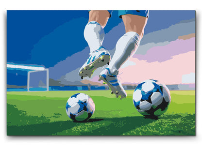 Paint by Numbers - Fodbold på banen