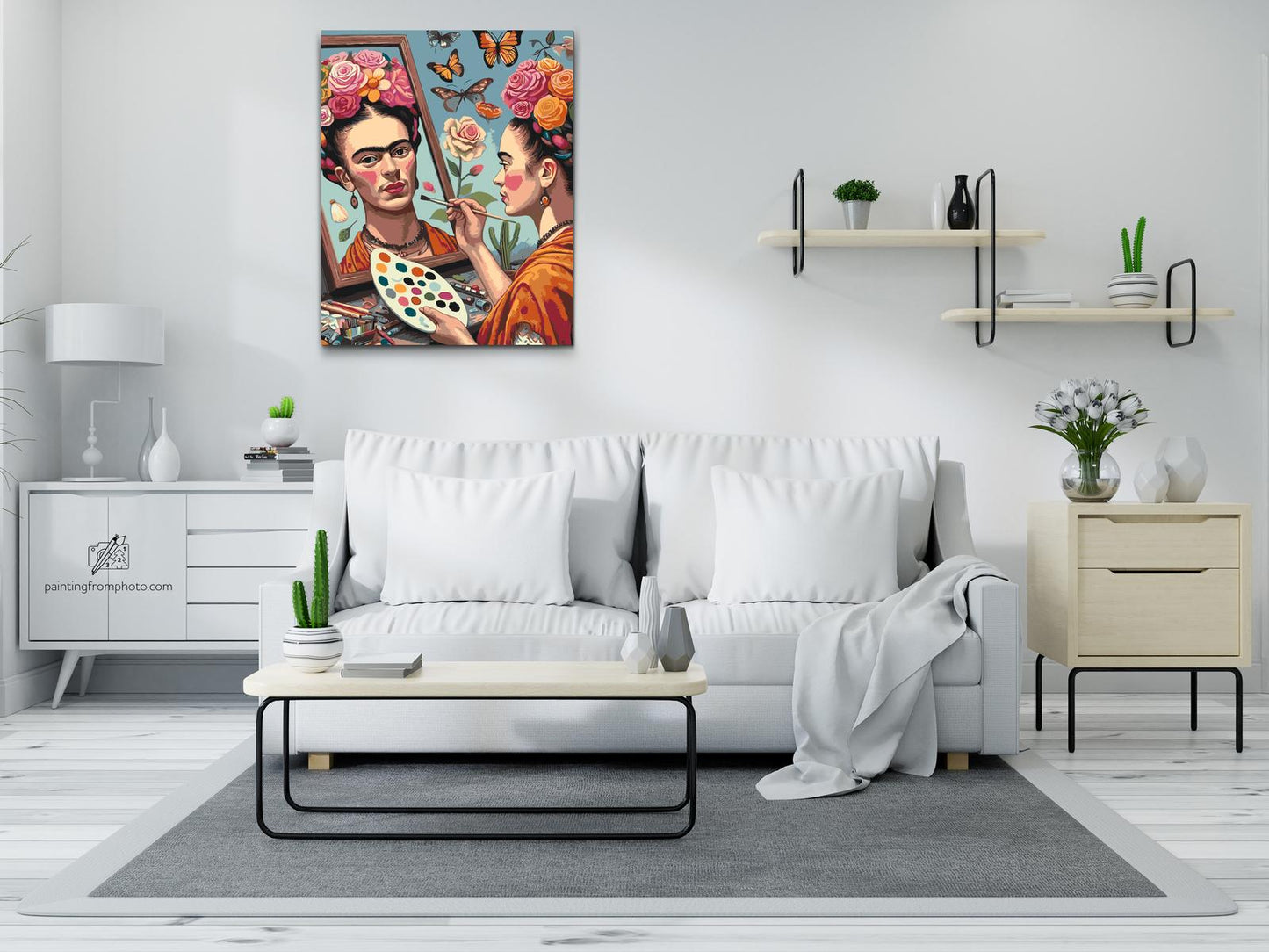 Paint by Numbers - Frida Kahlo-maleri