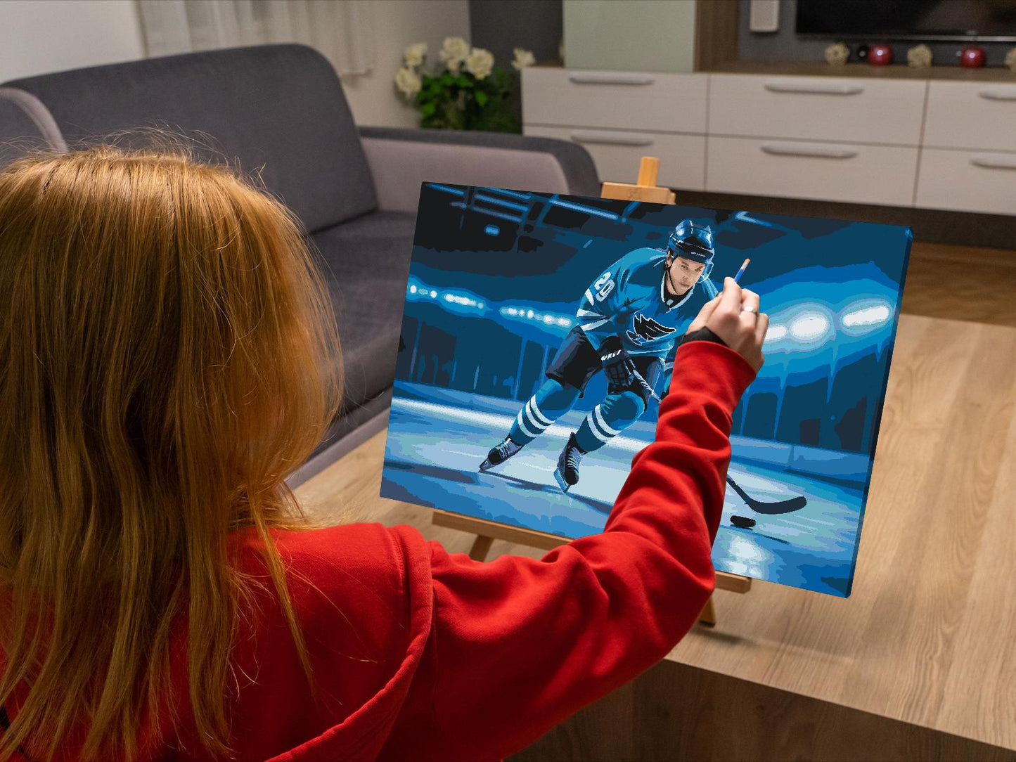 Paint by Numbers - Ice hockey