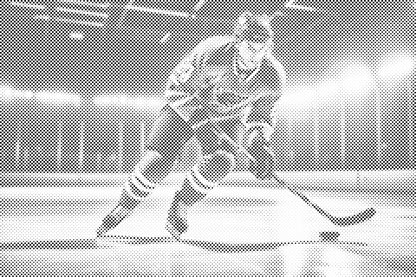 Mal-med-prikker -  Ice hockey