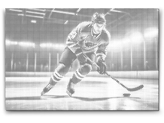 Mal-med-prikker -  Ice hockey