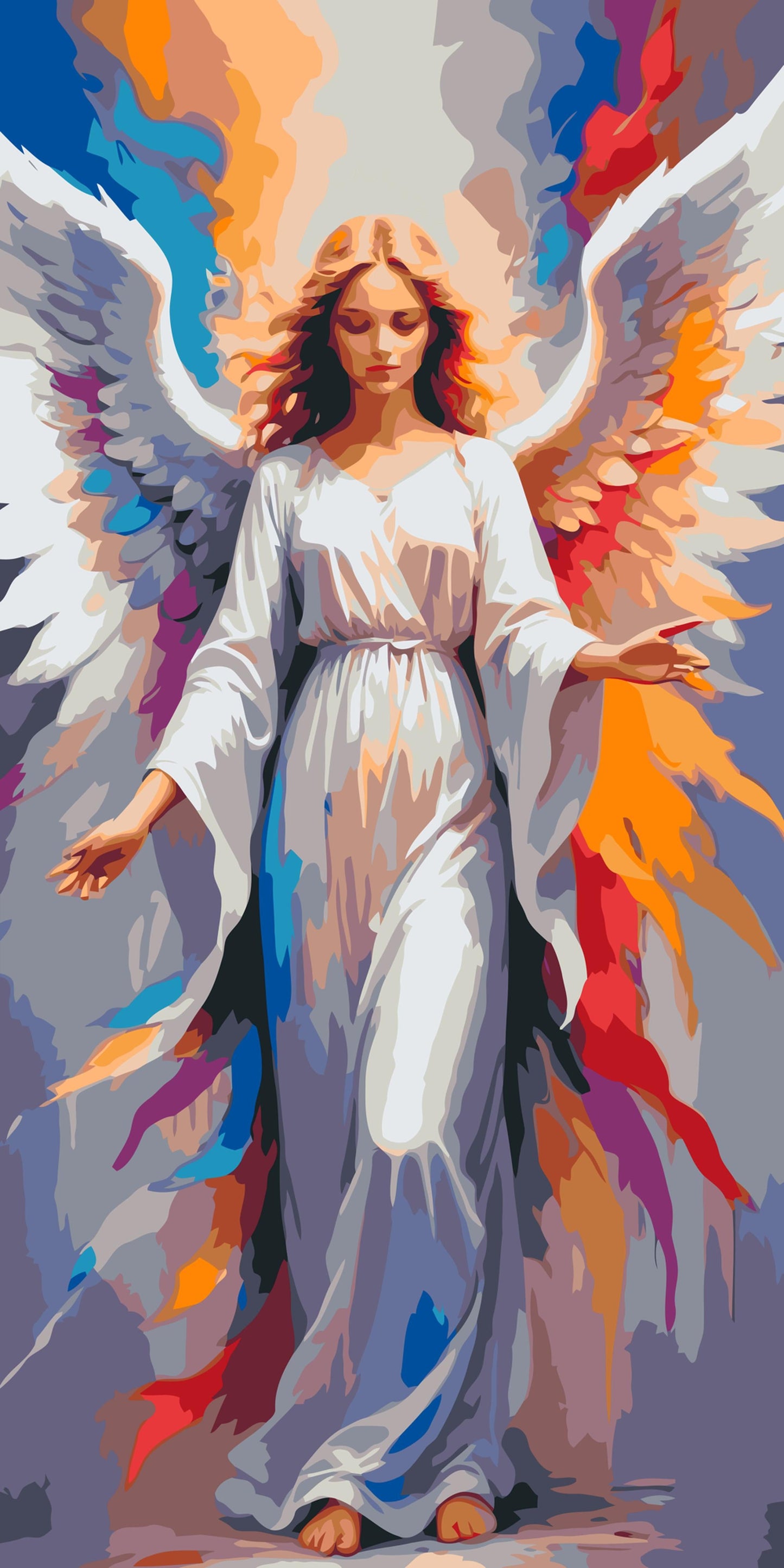 Paint by Numbers - Regnbueengel
