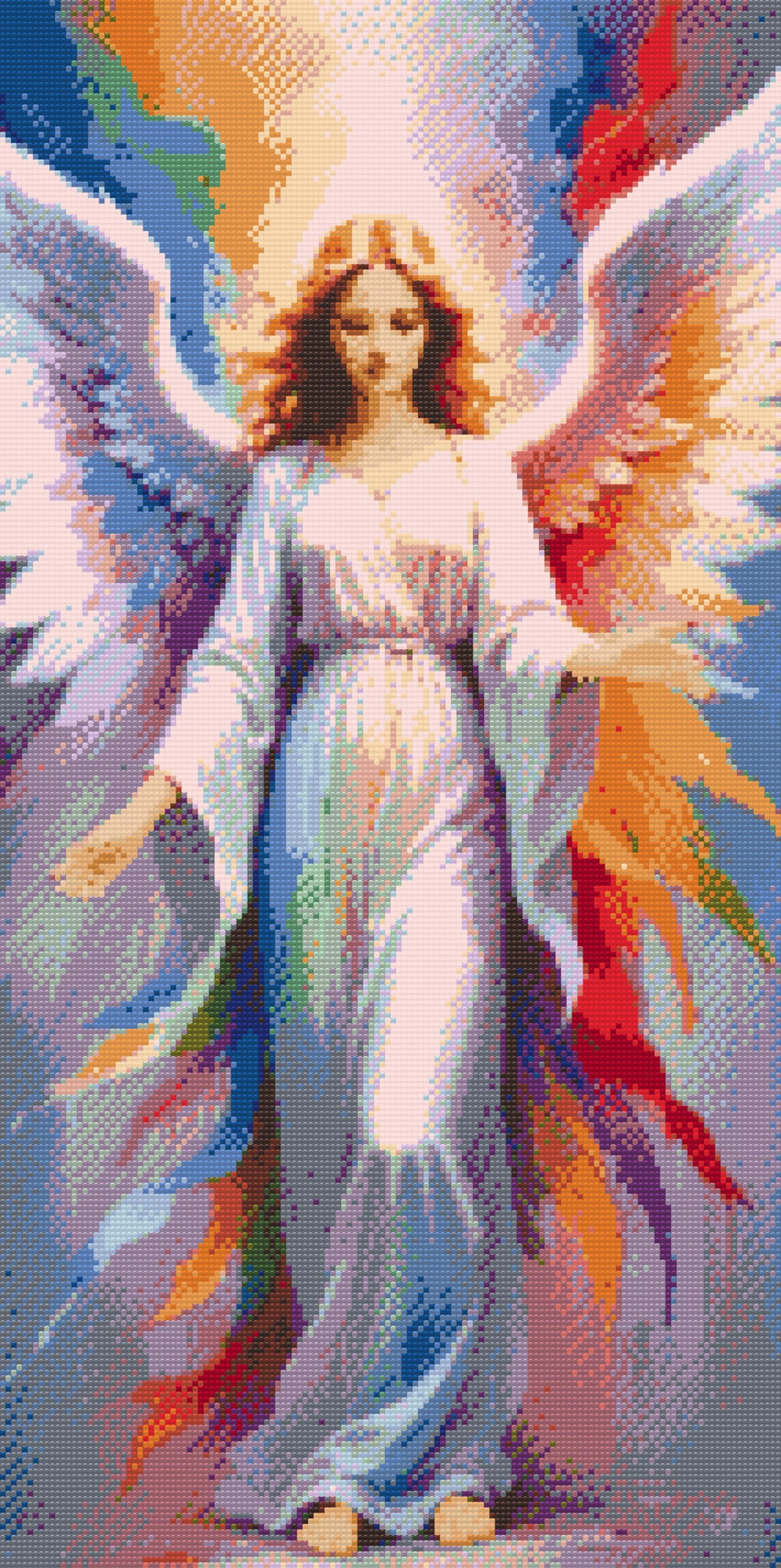 Diamond Painting - Regnbueengel