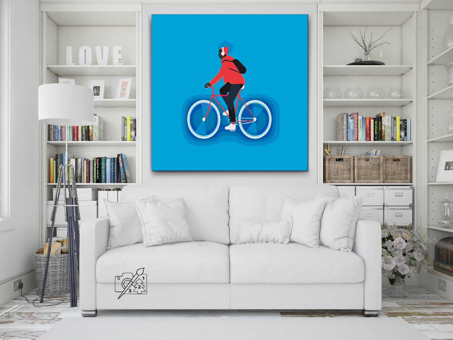 Paint by Numbers - Cyklist