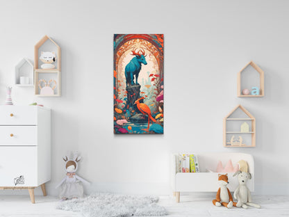 Diamond Painting - Mytisk bue med dyr