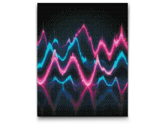 Diamond Painting - Musikbølger