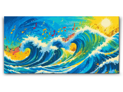 Diamond Painting - Musik på havets bølger