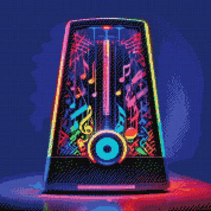 Diamond Painting - Musikafspiller