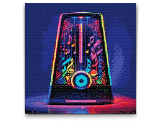 Diamond Painting - Musikafspiller