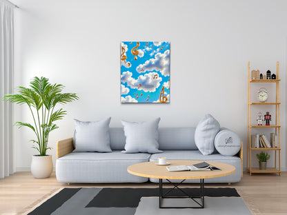 Diamond Painting - Noter i skyerne