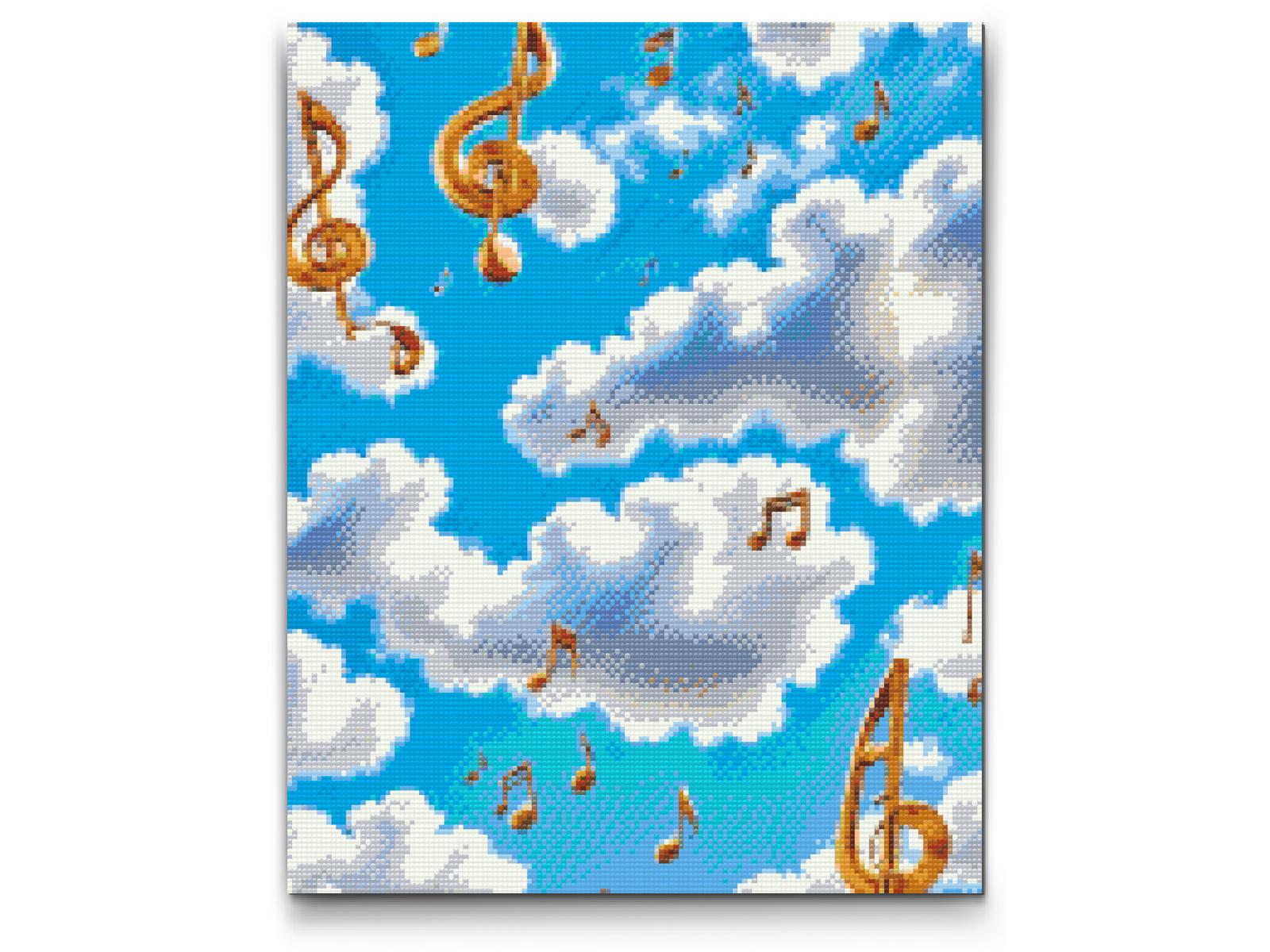 Diamond Painting - Noter i skyerne