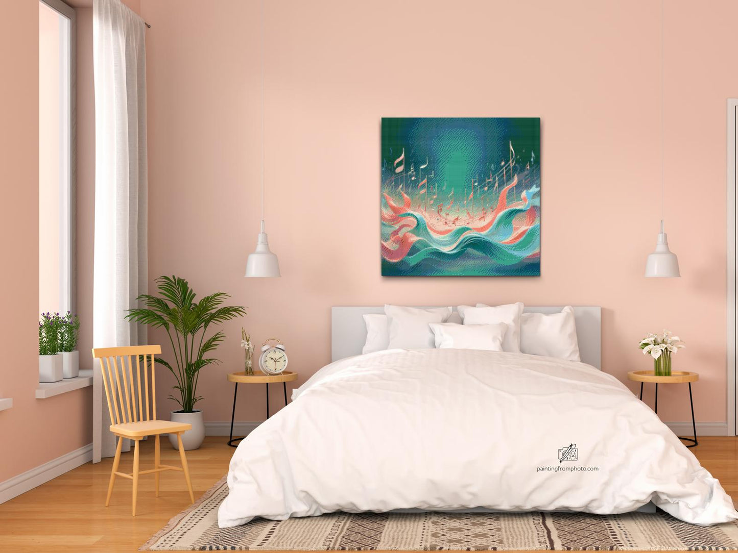 Diamond Painting - Noter om bølger
