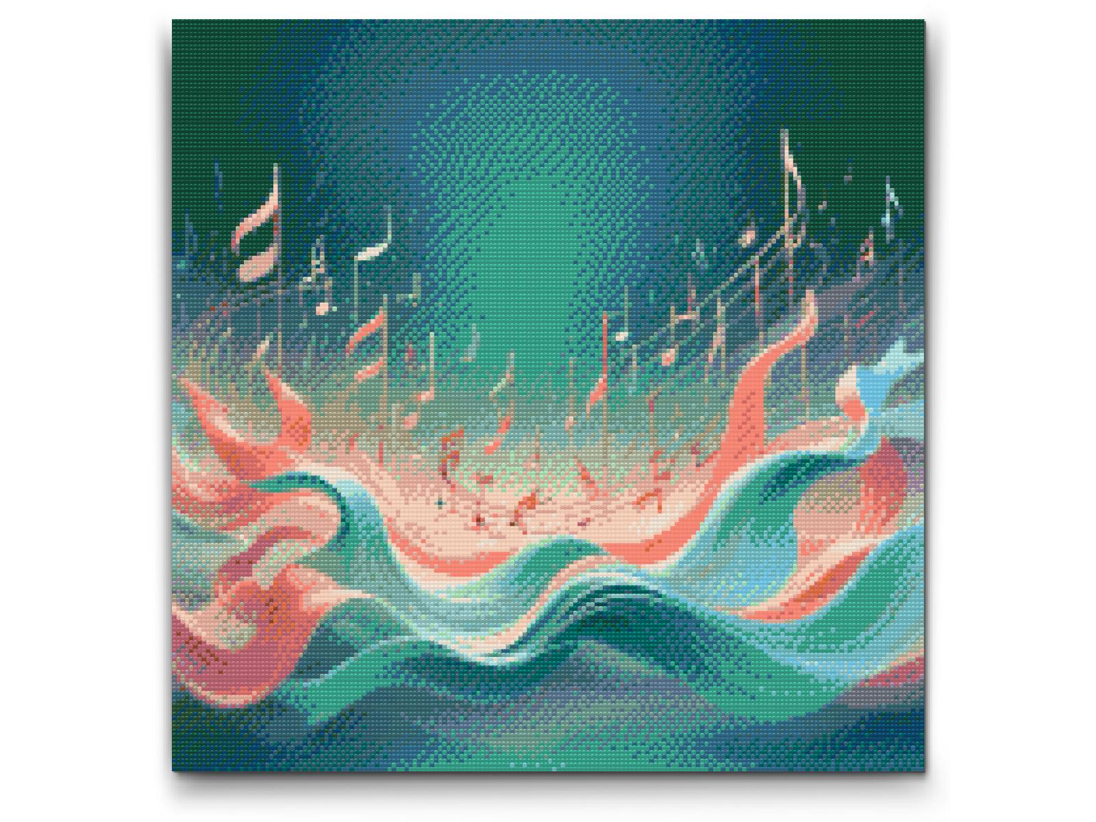 Diamond Painting - Noter om bølger