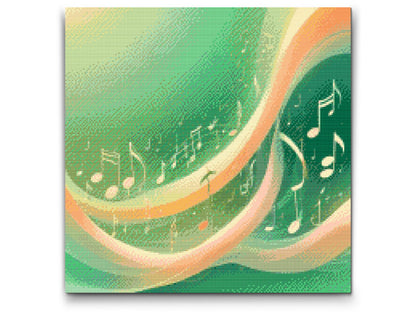 Diamond Painting - Noter om bølger 2