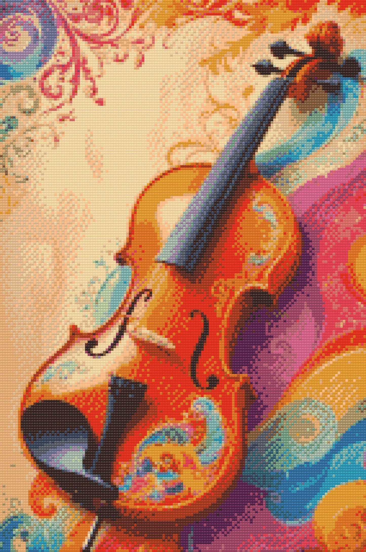 Diamond Painting - Violin i farver