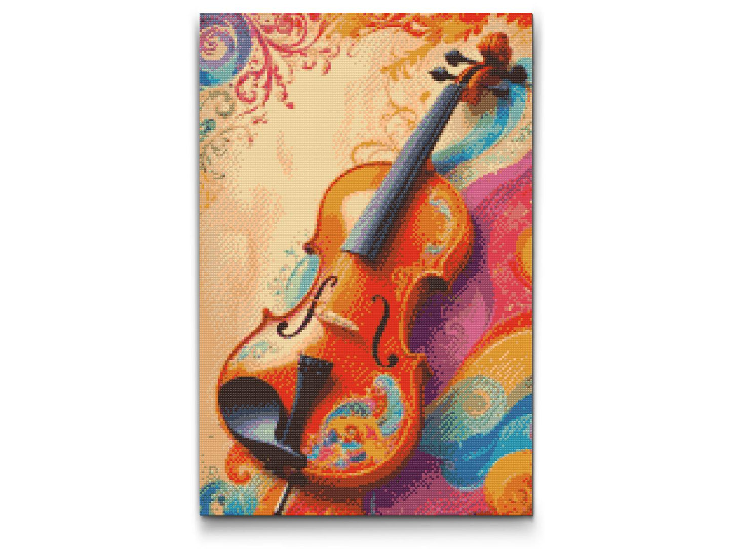 Diamond Painting - Violin i farver