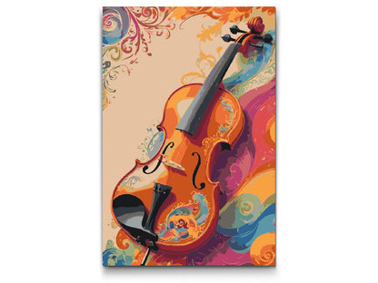 Paint by Numbers - Violin i farver