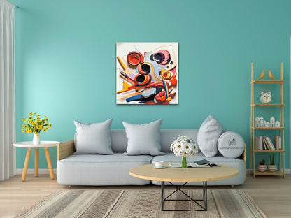 Diamond Painting - Abstrakt akvarelbejdt 3