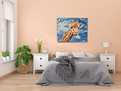 Diamond Painting - Nysgerrig giraf