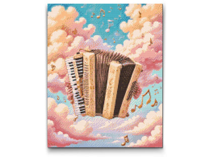 Diamond Painting - Harmonika på en sky