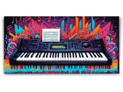 Diamond Painting - Farverige tangenter