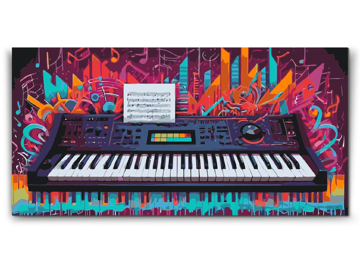 Paint by Numbers - Farverige tangenter