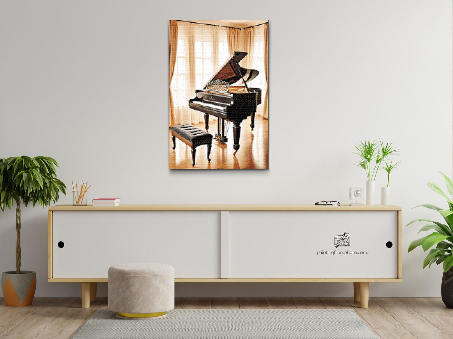 Diamond Painting - Sort klaver
