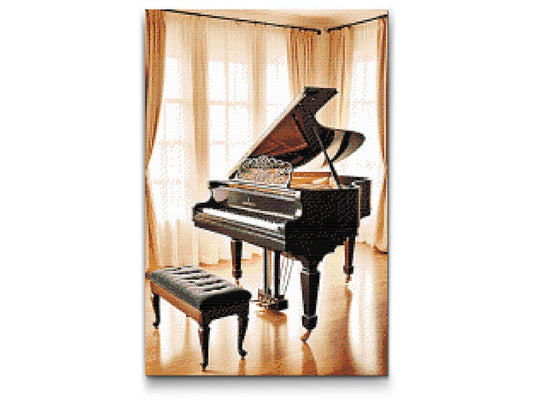 Diamond Painting - Sort klaver